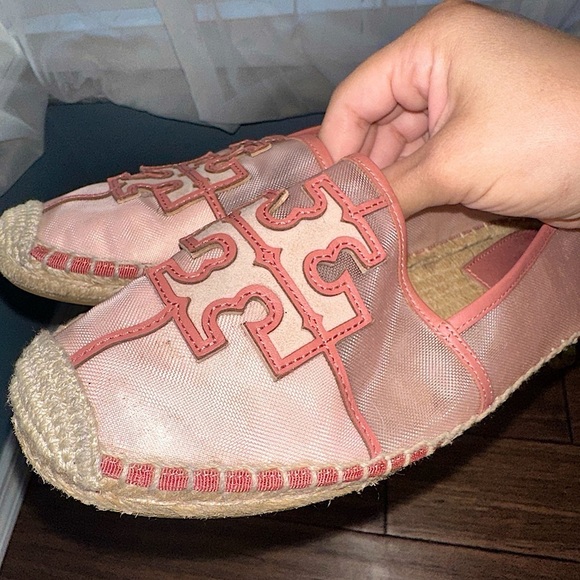 Pink💕Tory Burch Espadrilles❗️FLASH SALE❗️Pink Tory Burch Flats Pink Loafers - Picture 7 of 14